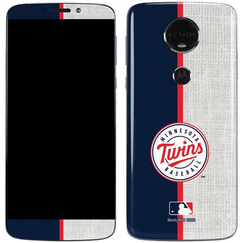MLB Minnesota Twins Split Moto E5 Plus Skin