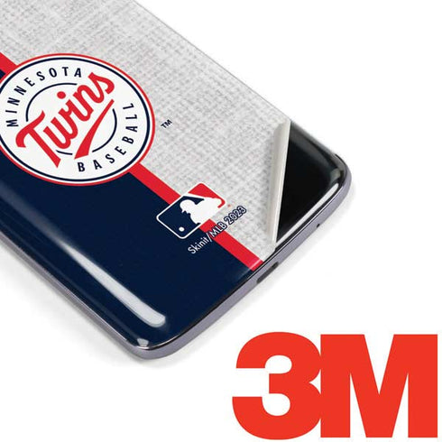 MLB Minnesota Twins Split Moto E5 Plus Skin