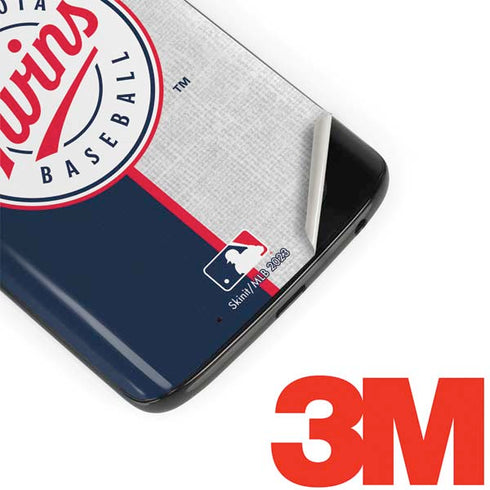 MLB Minnesota Twins Split Moto G6 Skin