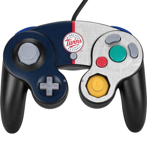 MLB Minnesota Twins Split Nintendo GameCube Controller Skin