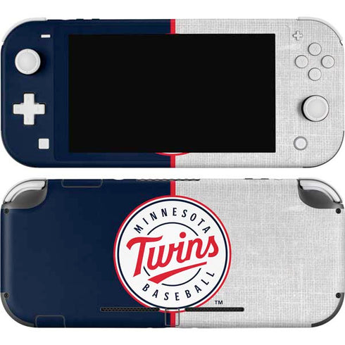 MLB Minnesota Twins Split Nintendo Switch Lite Skin