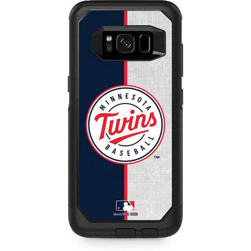 MLB Minnesota Twins Split Otterbox Commuter Galaxy Skin