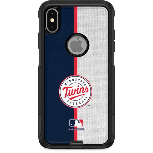 MLB Minnesota Twins Split Otterbox Commuter iPhone Skin