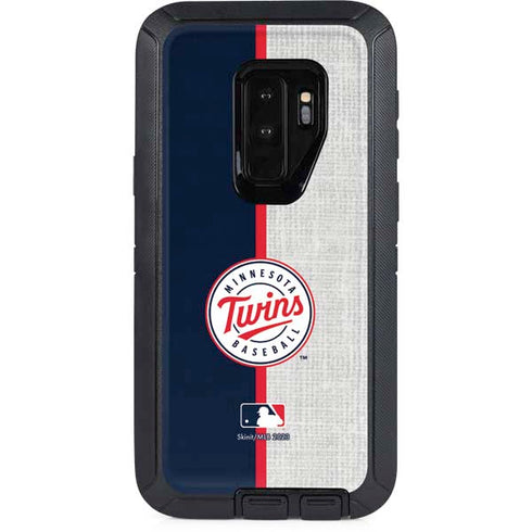 MLB Minnesota Twins Split Otterbox Defender Galaxy Skin