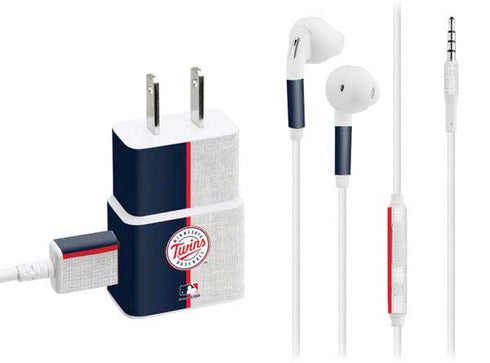 MLB Minnesota Twins Split Phone Charger Skin
