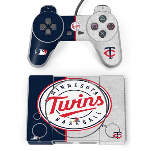 MLB Minnesota Twins Split PlayStation Classic Bundle Skin