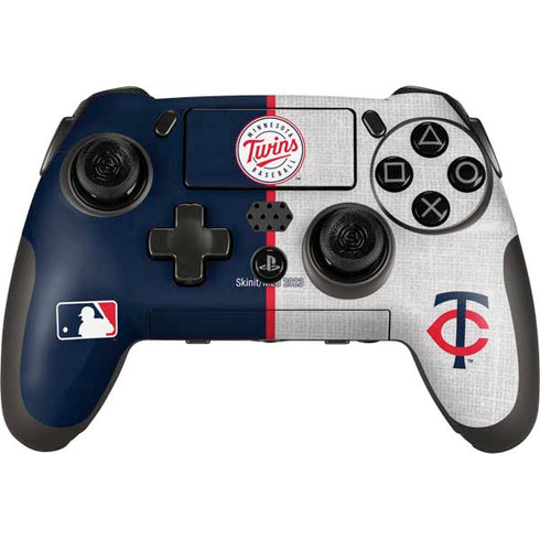 MLB Minnesota Twins Split PlayStation Scuf Vantage 2 Controller Skin