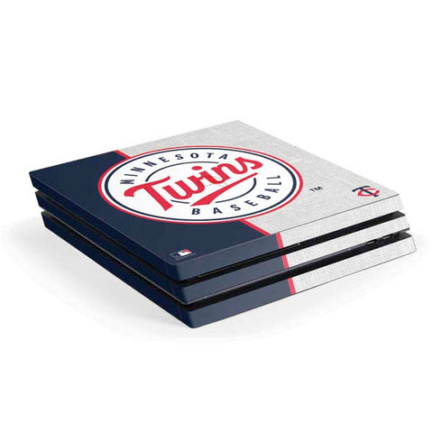 MLB Minnesota Twins Split PS4 Pro Console Skin