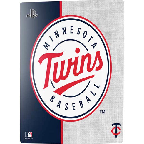 MLB Minnesota Twins Split PS5 Digital Edition Console Skin