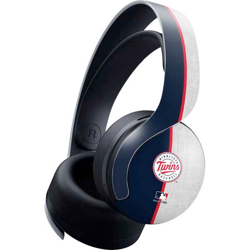 MLB Minnesota Twins Split PULSE 3D Wireless Headset for PS5 Skin