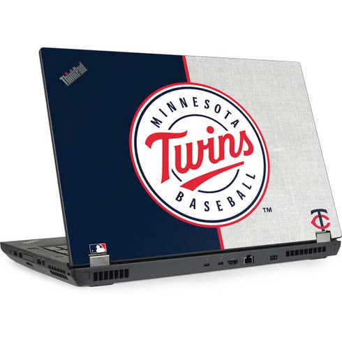 MLB Minnesota Twins Split Lenovo ThinkPad Skin