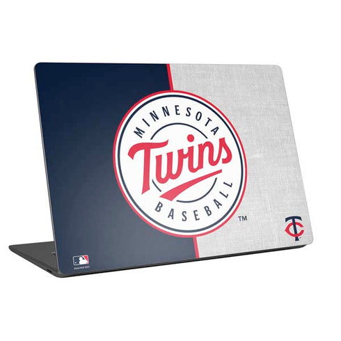 MLB Minnesota Twins Split Universal Laptop 14in (11.4 x 8.2in) Skin