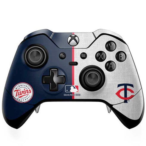 MLB Minnesota Twins Split Xbox One Elite Controller Skin