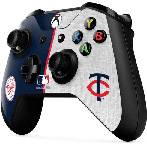 MLB Minnesota Twins Split Xbox One X Controller Skin
