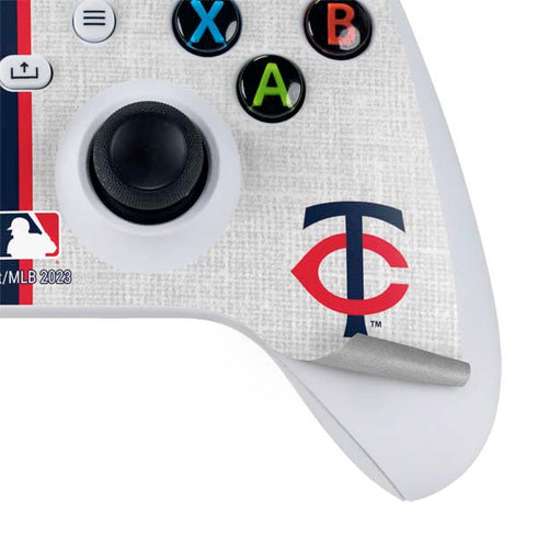 MLB Minnesota Twins Split Xbox Series S Controller Skin