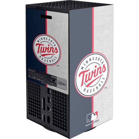 MLB Minnesota Twins Split Xbox Series X Console Skin