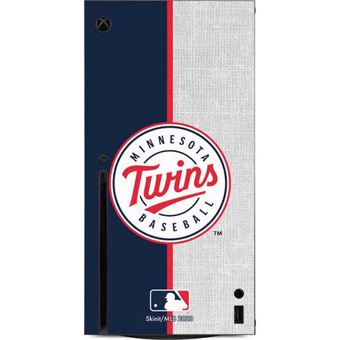 MLB Minnesota Twins Split Xbox Series X Console Skin