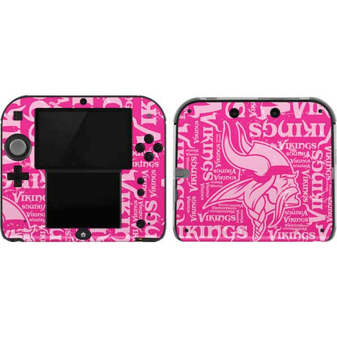 NFL Minnesota Vikings - Blast Pink Nintendo 2DS Skin