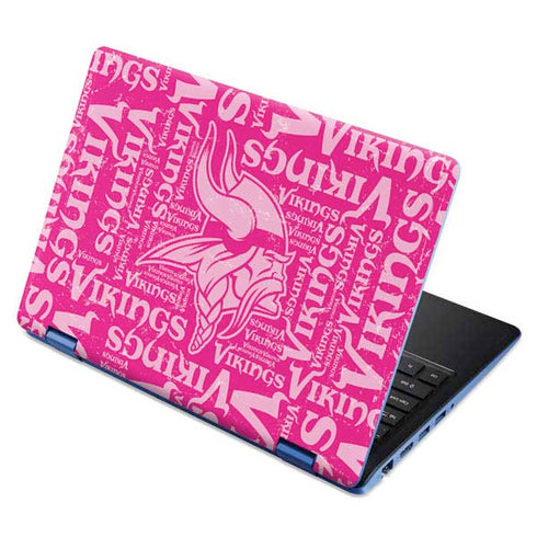 NFL Minnesota Vikings - Blast Pink Aspire R11 11.6in Skin