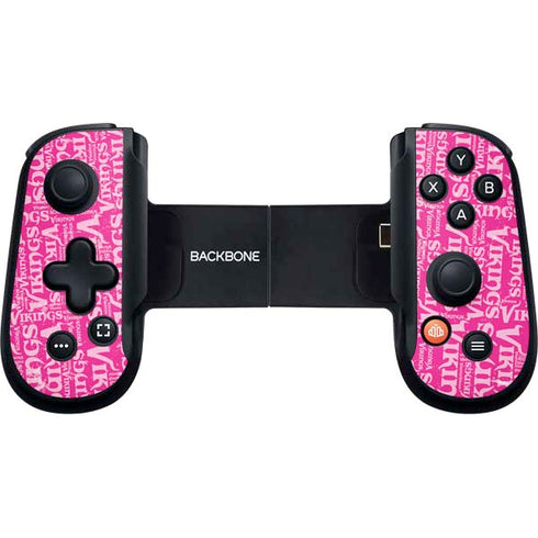 NFL Minnesota Vikings - Blast Pink Backbone One for iPhone Game Controller Skin