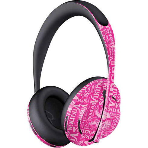 NFL Minnesota Vikings - Blast Pink Bose Noise Cancelling Headphones 700 Skin