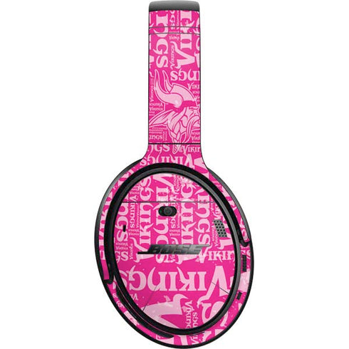 NFL Minnesota Vikings - Blast Pink Bose QuietComfort 35 II Headphones Skin