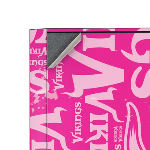 NFL Minnesota Vikings - Blast Pink Corsair 4000D Tempered Glass Mid-Tower ATX Case Skin