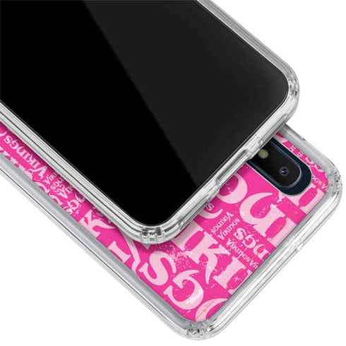 NFL Minnesota Vikings - Blast Pink Galaxy A10e Clear Case