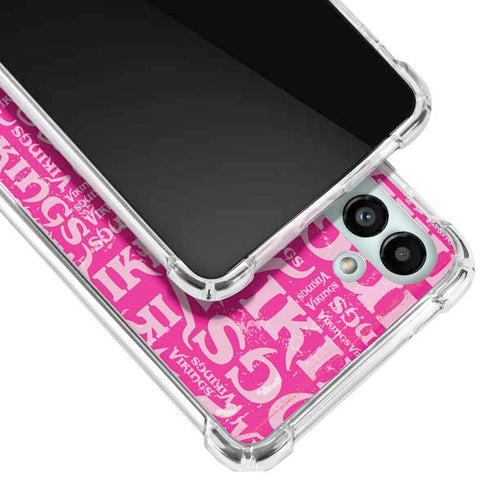 NFL Minnesota Vikings - Blast Pink Galaxy A13 5G Clear Case