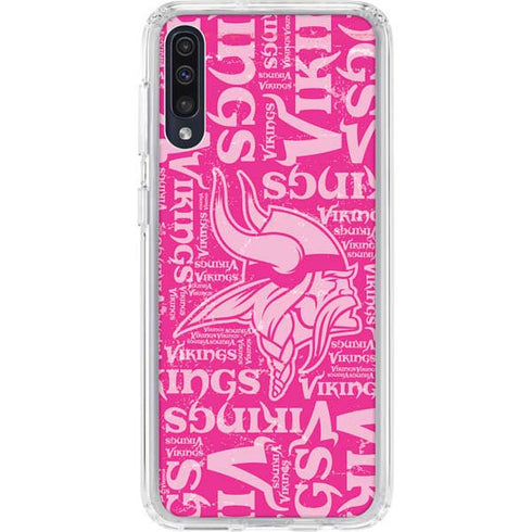 NFL Minnesota Vikings - Blast Pink Galaxy A50 Clear Case