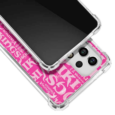 NFL Minnesota Vikings - Blast Pink Galaxy A53 5G Clear Case