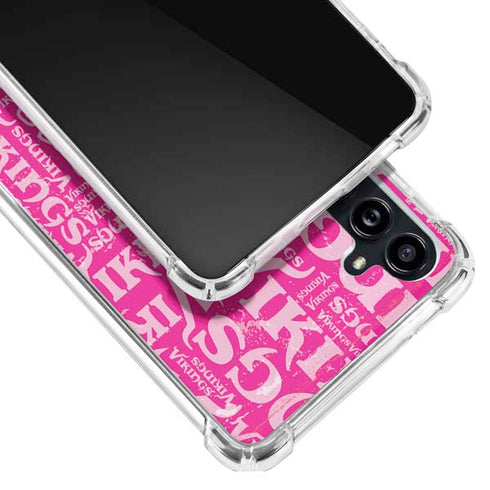 NFL Minnesota Vikings - Blast Pink Galaxy A54 5G Clear Case