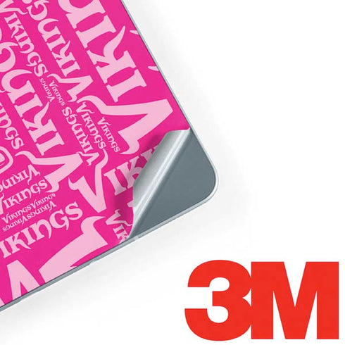 NFL Minnesota Vikings - Blast Pink Galaxy Book 12in Skin