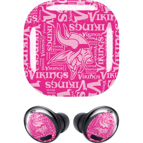 NFL Minnesota Vikings - Blast Pink Galaxy Buds Pro Skin
