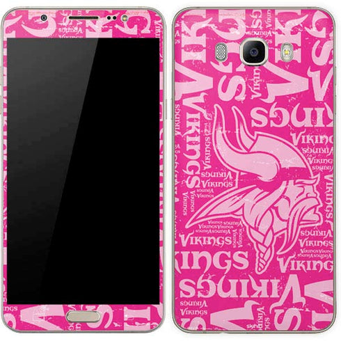 NFL Minnesota Vikings - Blast Pink Galaxy J7 Skin