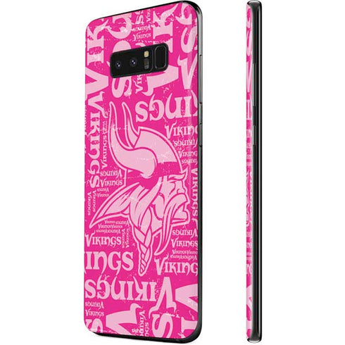 NFL Minnesota Vikings - Blast Pink Galaxy Note 8 Skin
