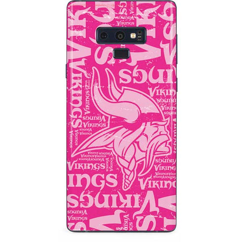 NFL Minnesota Vikings - Blast Pink Galaxy Note 9 Skin