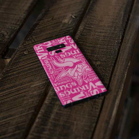 NFL Minnesota Vikings - Blast Pink Galaxy Note 9 Skin