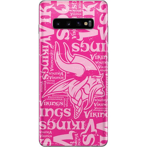 NFL Minnesota Vikings - Blast Pink Galaxy S10 Plus Skin
