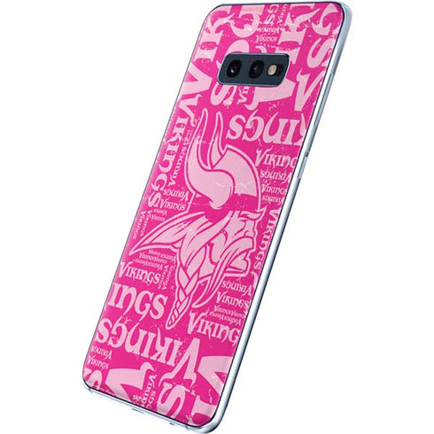 NFL Minnesota Vikings - Blast Pink Galaxy S10e Skin