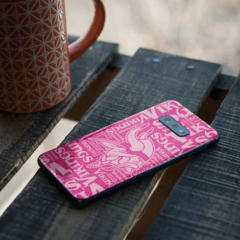NFL Minnesota Vikings - Blast Pink Galaxy S10e Skin