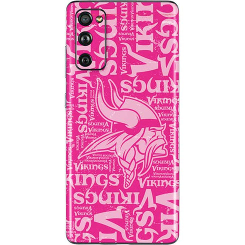 NFL Minnesota Vikings - Blast Pink Galaxy S20 Fan Edition Skin