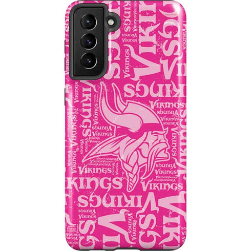 NFL Minnesota Vikings - Blast Pink Galaxy S21 Plus 5G Pro Case