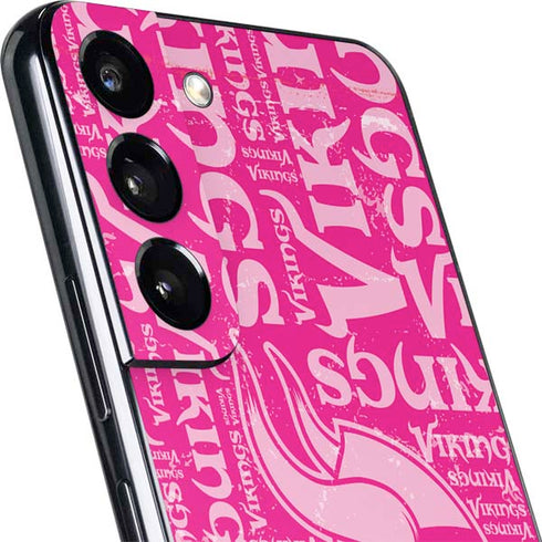 NFL Minnesota Vikings - Blast Pink Galaxy S22 Plus Skin