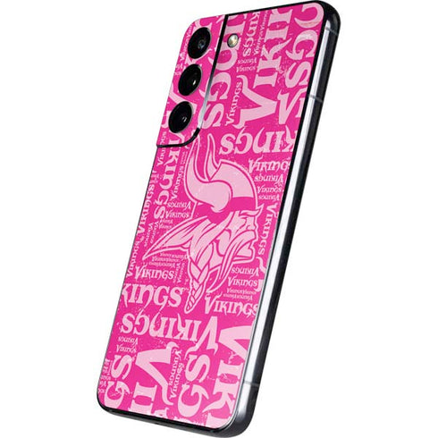 NFL Minnesota Vikings - Blast Pink Galaxy S22 Skin