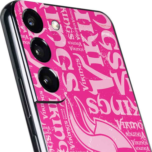 NFL Minnesota Vikings - Blast Pink Galaxy S22 Skin