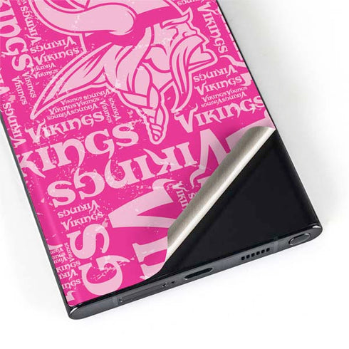 NFL Minnesota Vikings - Blast Pink Galaxy S22 Ultra Skin