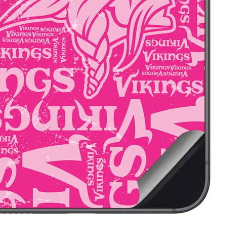 NFL Minnesota Vikings - Blast Pink Galaxy S23 FE Skin