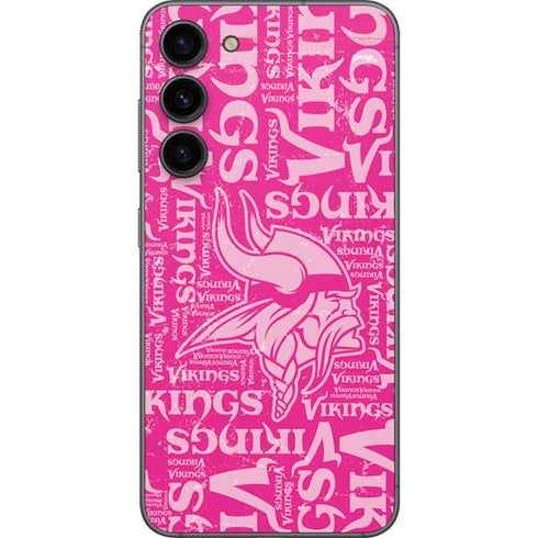 NFL Minnesota Vikings - Blast Pink Galaxy S23 Plus Skin