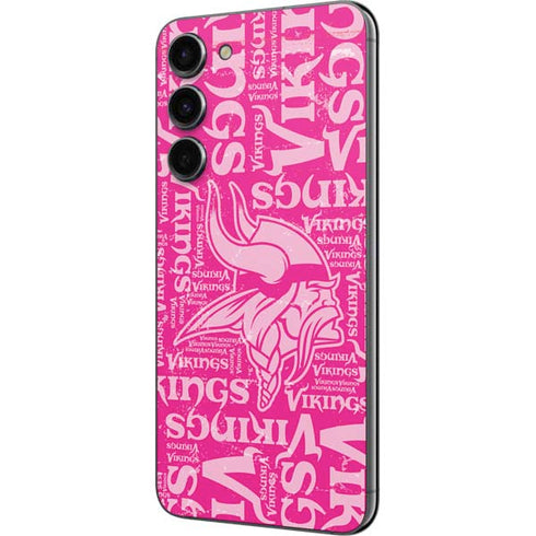 NFL Minnesota Vikings - Blast Pink Galaxy S23 Plus Skin